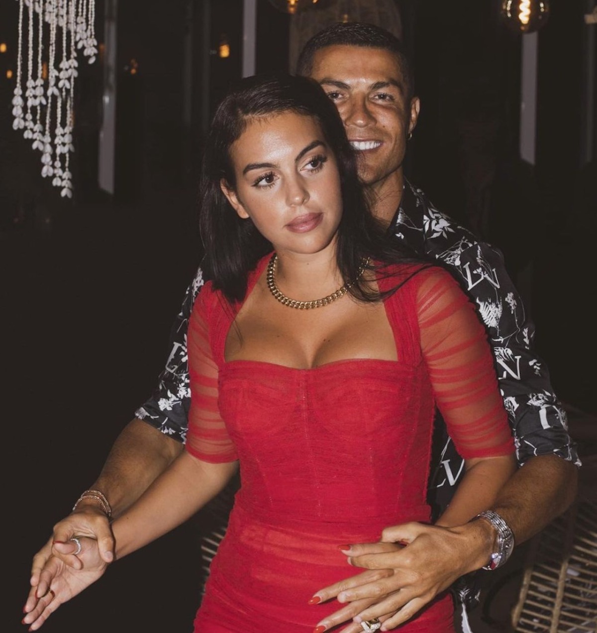 cristiano ronaldo georgina rodriguez foto ultima figlia