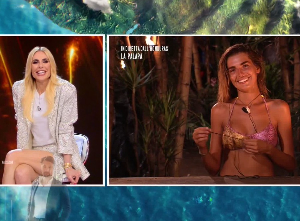 ilary blasi caduta studio isola dei famosi