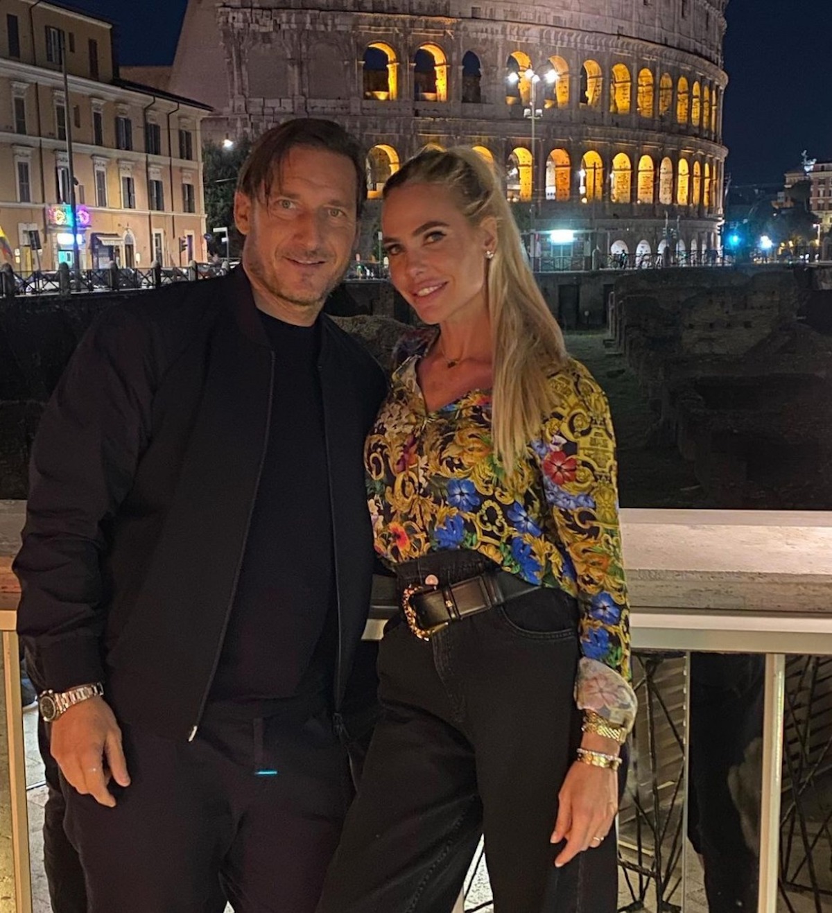 ilary blasi francesco totti festa mamma