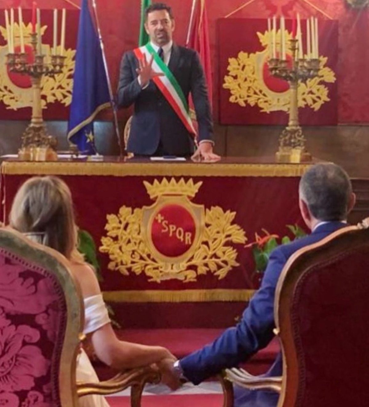 alberto matano celebra matrimonio amici