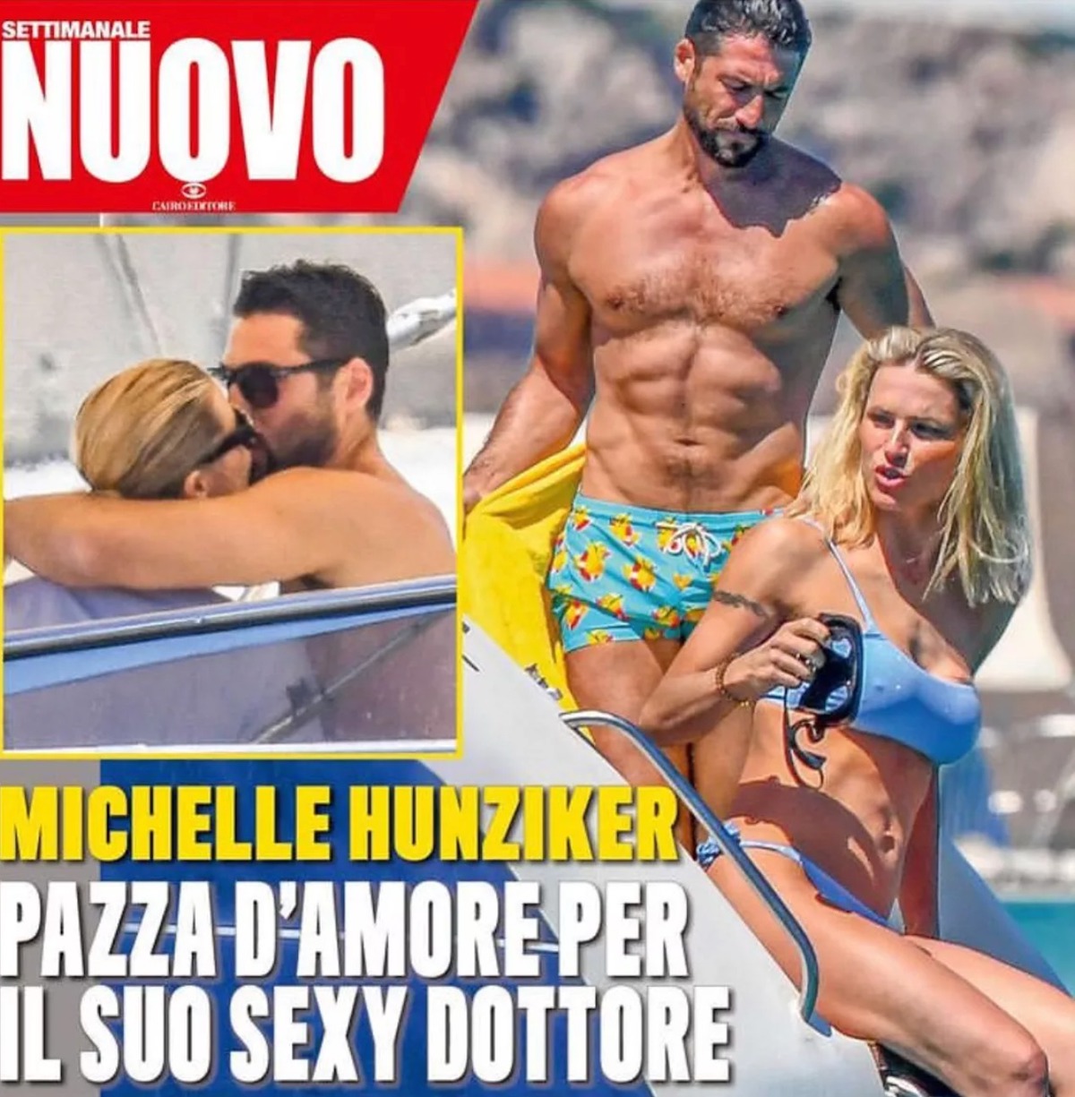 michelle hunziker foto lato b fisico